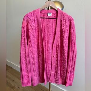 Aritzia Sunday Best Lamora Cardigan Size S Pink